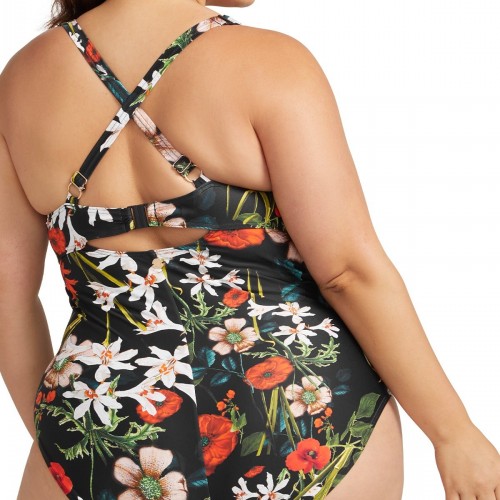 Artesands - Wander Lost Goya E/F Underwire One Piece - Black