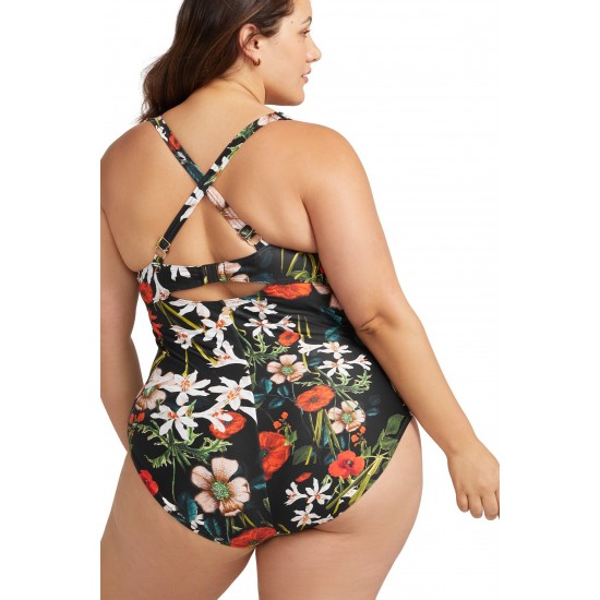 Artesands - Wander Lost Goya E/F Underwire One Piece - Black