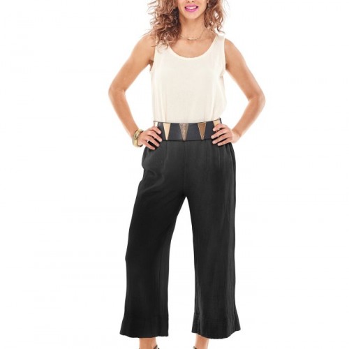 Oh My Gauze - Paula Pants - Black