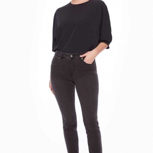 Up! - 29" Slim Tummy Control Denim - Black