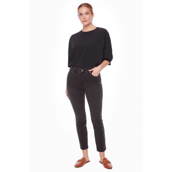 Up! - 29" Slim Tummy Control Denim - Black