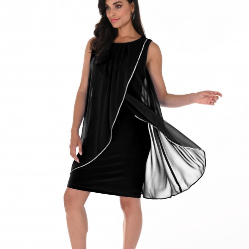 Frank Lyman - Woven Dress #248298 - Black