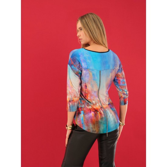 Dolcezza Knit Pullover - "The Blue City" #75713