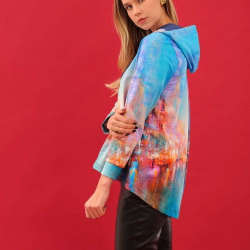 Dolcezza Knit Jacket - "The Blue City" #75716