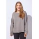 Escape by Habitat - Rolled Neck Tunic  - Fog