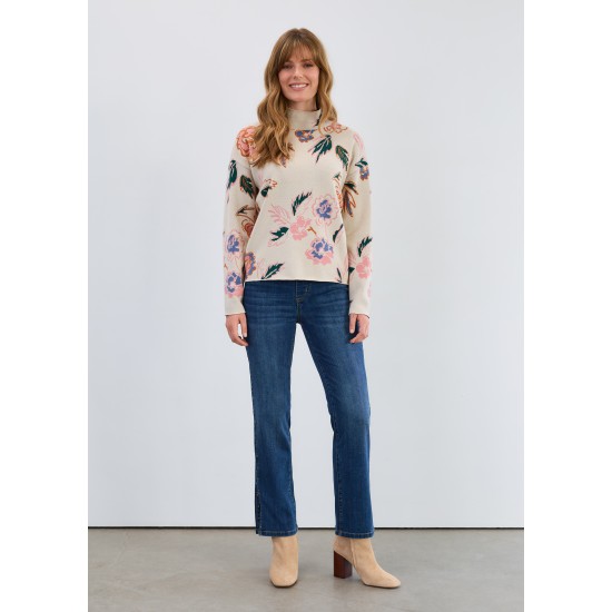 French Dressing - Mock Neck Loose Fit Sweater - Bloomsbur