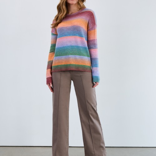 French Dressing - Spacedye Sweater - Brixton Multi