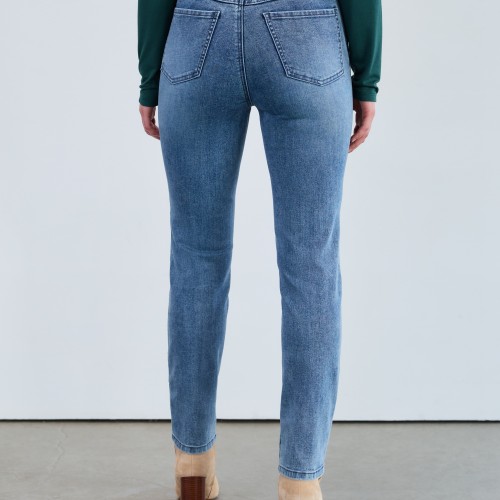 French Dressing - Pull-On Pencil Ankle - Medium Wash