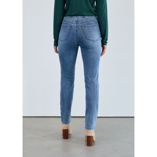 French Dressing - Pull-On Pencil Ankle - Medium Wash