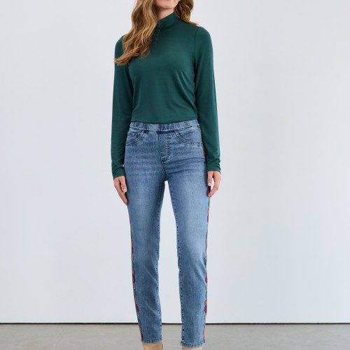 French Dressing - Pull-On Pencil Ankle - Medium Wash