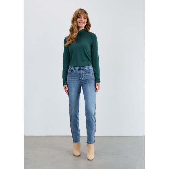 French Dressing - Pull-On Pencil Ankle - Medium Wash