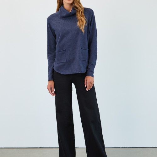 French Dressing - Pull-On Wide Leg - Black