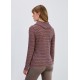 French Dressing - Long Sleeve Cowl Neck Top - Dover Stripe