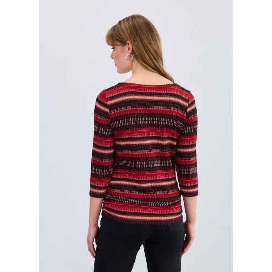 French Dressing - Ruched Side Top - Warm Brixton