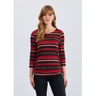 French Dressing - Ruched Side Top - Warm Brixton
