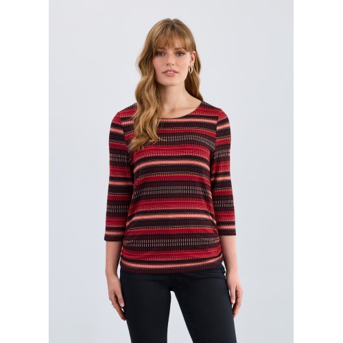 French Dressing - Ruched Side Top - Warm Brixton