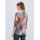 French Dressing - Scoop Neck Top - Abstract Print