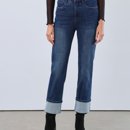 French Dressing - Suzanne Straight Ankle - Dark Blue