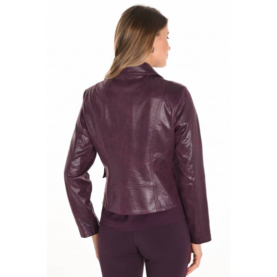 Frank Lyman - Knit Blazer #253724 - Plum