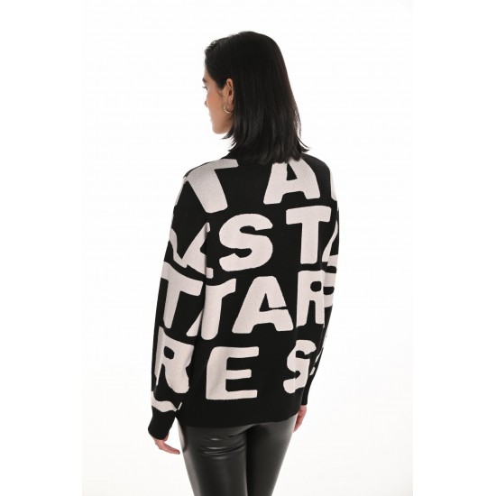 Frank Lyman - Knit Sweater #253795 - Black/Beige