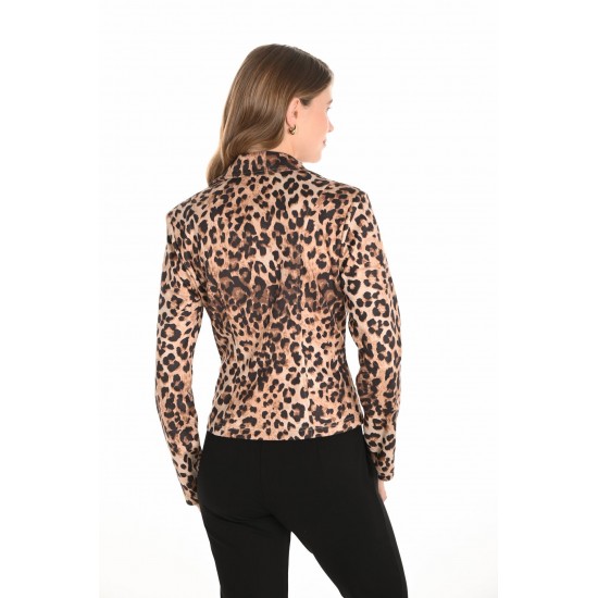 Frank Lyman - Knit Jacket #253857 - Cheetah
