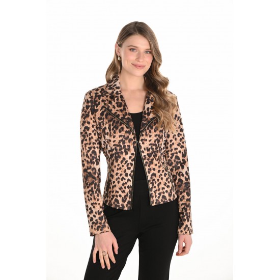 Frank Lyman - Knit Jacket #253857 - Cheetah