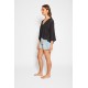 Koy Resort - Miami Tiered Top - Black