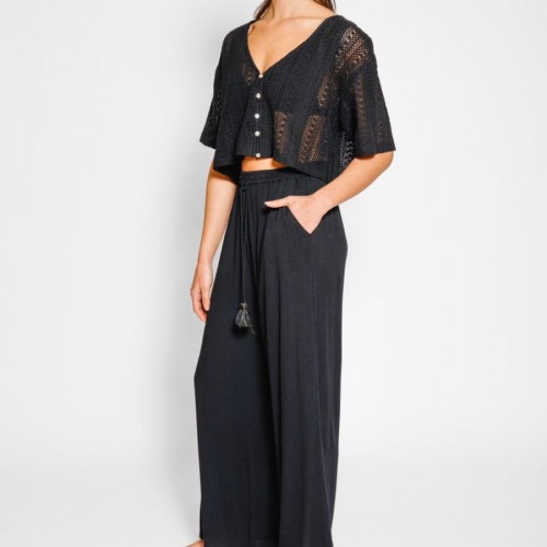 Koy Resort - Miami Tie Front Pant - Black