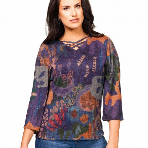 Minkas - Top - Purple