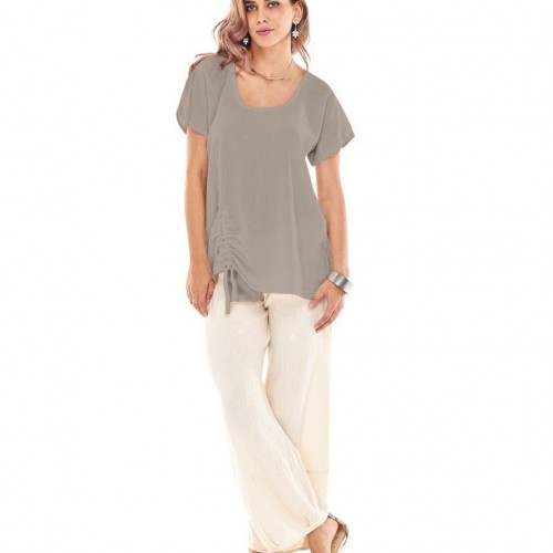 Oh My Gauze - Ana Blouse - Taupe