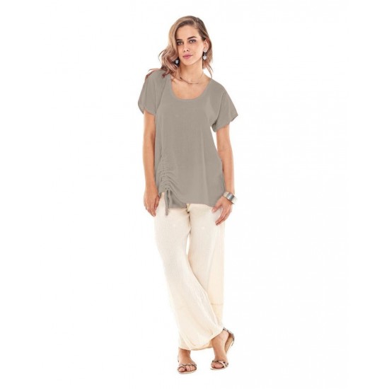 Oh My Gauze - Ana Blouse - Taupe