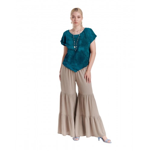 Oh My Gauze - Grace Blouse - Washed Peacock