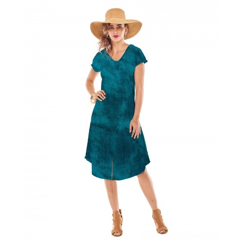 Oh My Gauze - Kaley Dress - Washed Peacock