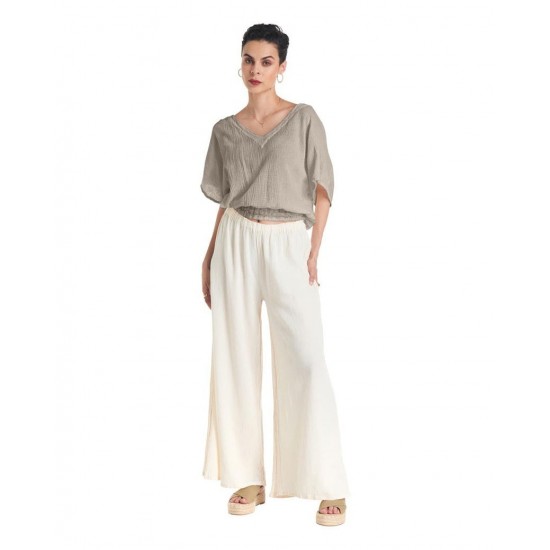 Oh My Gauze - Romane Top - Taupe