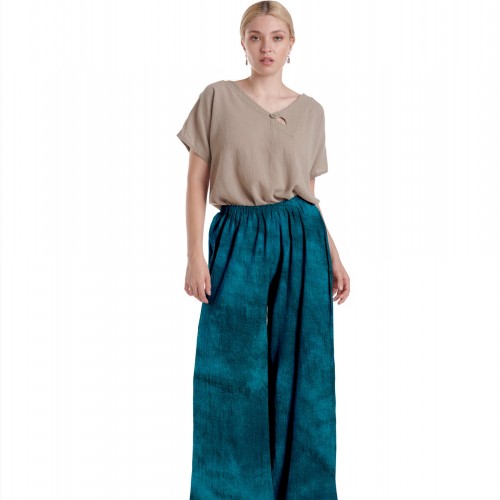 Oh My Gauze - Surf Pants - Washed Peacock