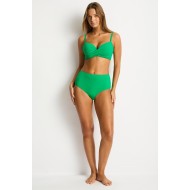 Sea Level - Eco Essentials High Waist Bottom - Kelly Green