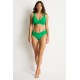 Sea Level - Eco Essentials Cross Front Tie Back Top - Kelly Green 