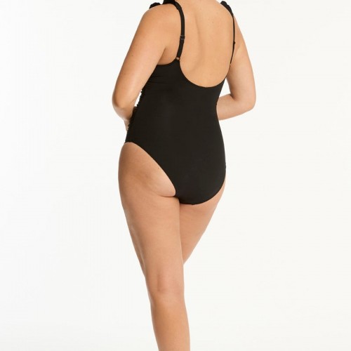 Sea Level - Eco Essentials D/DD Frill One Piece - Black