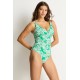 Sea Level - Palmera Cross Front Multifit One Piece - Green