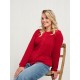 Skovhuus - Cotton Cardigan With Patch Pockets - Roccoco Red