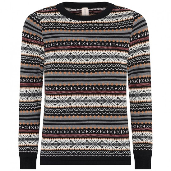 Skovhuus - Striped Pullover Sweater - Black