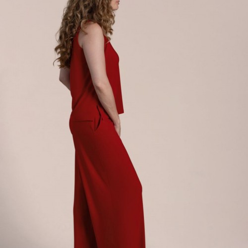 Sympli - Go To Tank Relax Short - Red