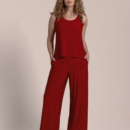 Sympli - Go To Tank Relax Short - Red