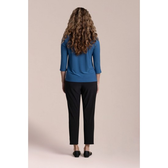 Sympli - Suitable Split Sleeve Top 3/4 Sleeve - Lake