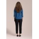 Sympli - Suitable Split Sleeve Top 3/4 Sleeve - Lake