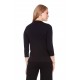 Up! - 3/4 Sleeve Top - Black
