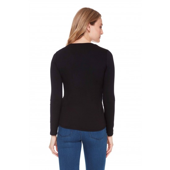 Up! - Long Sleeve Top - Black