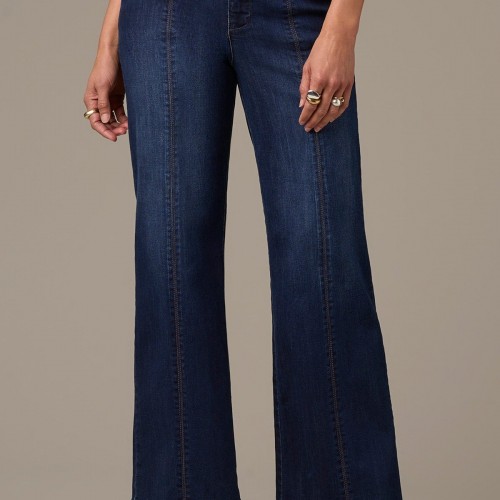 Wit & Wisdom - Emma Skyrise Wide Leg Jeans - Indigo