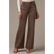 Wit & Wisdom - Sam High Rise Wide Leg - Washed Mocha