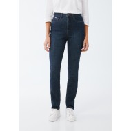 French Dressing - Petite Suzanne Slim Straight Leg - Dark Blue